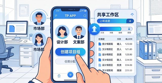 TP官网下载APP后，三步搞定团队协同